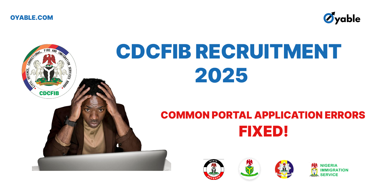 Common CDCFIB Recruitment Portal 2025 Application Problems (And How We Fixed Them)