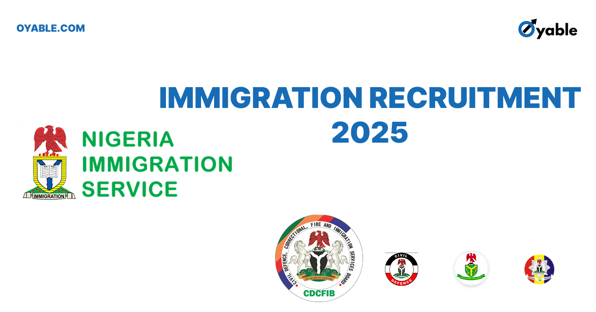 Apply to Nigeria Immigration Recruitment 2025 Portal – Closing Date & Requirements