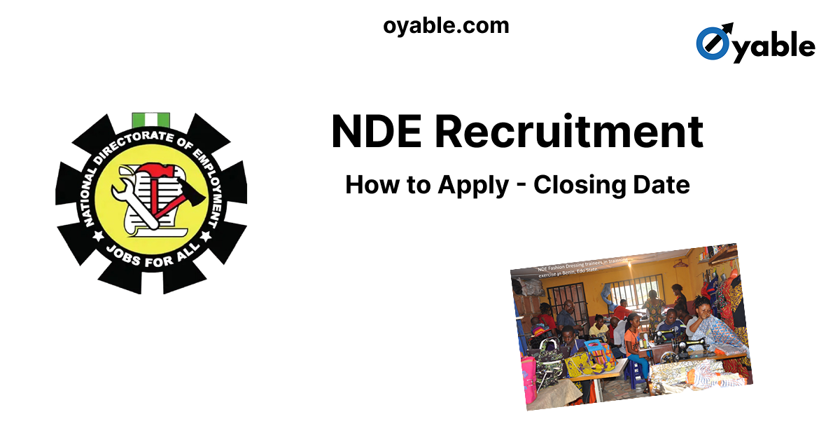 How to Apply to NDE Recruitment RHEI 2025